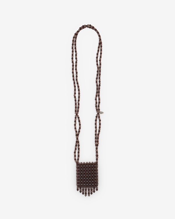 Lemaire  - Women's Grigri Necklace - (Taupe/Espresso)