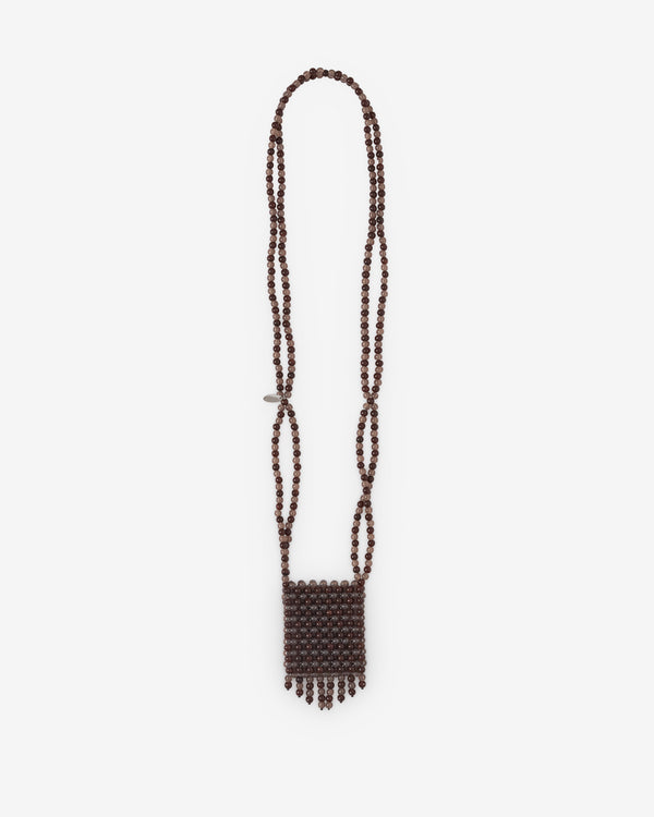 Lemaire  - Women's Grigri Necklace - (Taupe/Espresso)