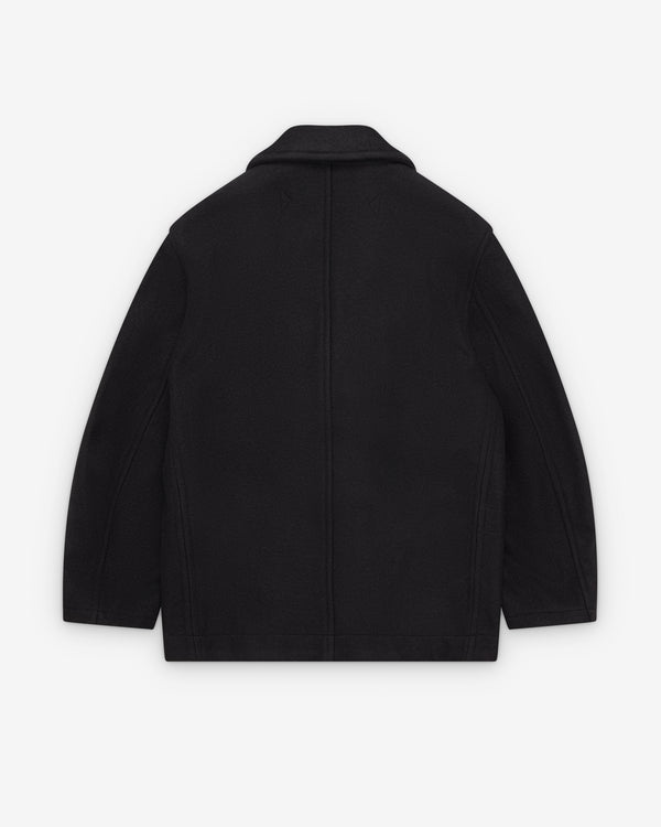Lemaire  - Men's Short Double Breasted Coat - (Black)