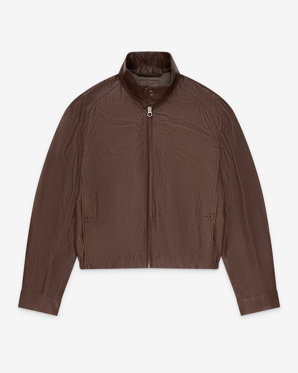 Lemaire  - Men's Leather Harrington Blouson - (Brick)