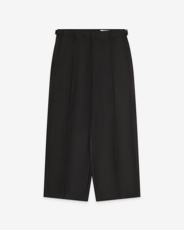 Lemaire  - Men's Single Pleat Tailored Pants - (Squid Ink)