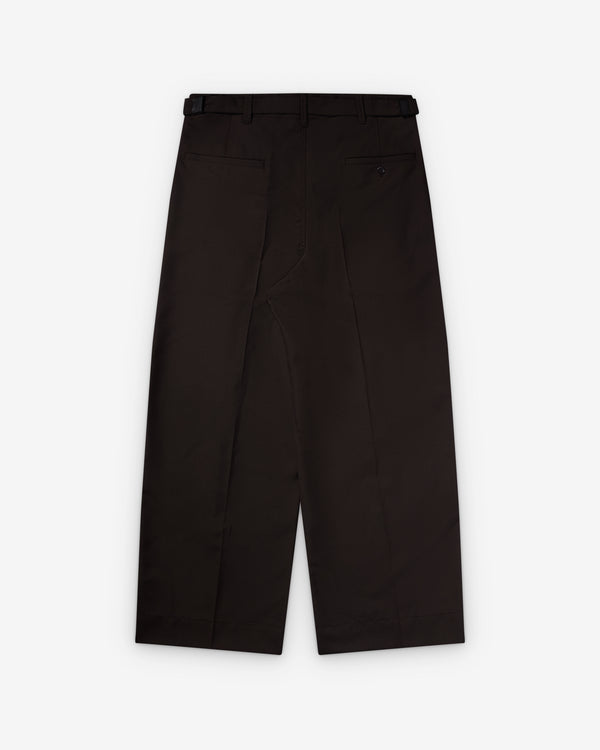 Lemaire  - Men's Single Pleat Tailored Pants - (Moss)