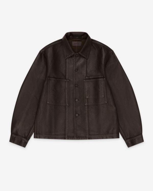 Lemaire  - Men's Workwear Overshirt - (Licorice)