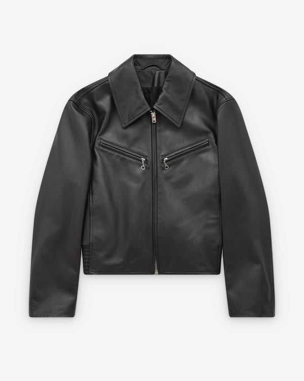 Lemaire - Women’s Boxy Leather Jacket - (Moka)