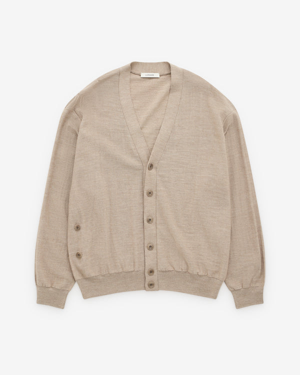 Lemaire - Women’s Relaxed Twisted Cardigan - (Light Taupe)