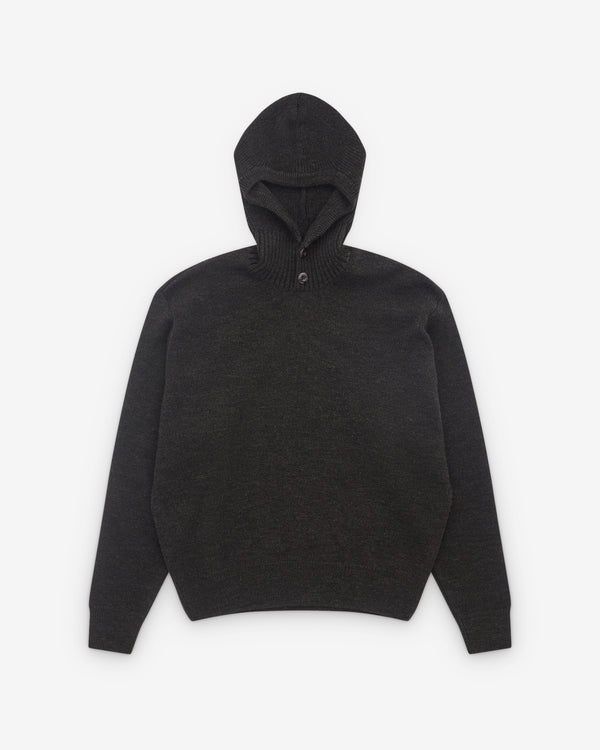 Lemaire - Men’s Hooded Sweater - (Dark Espresso)