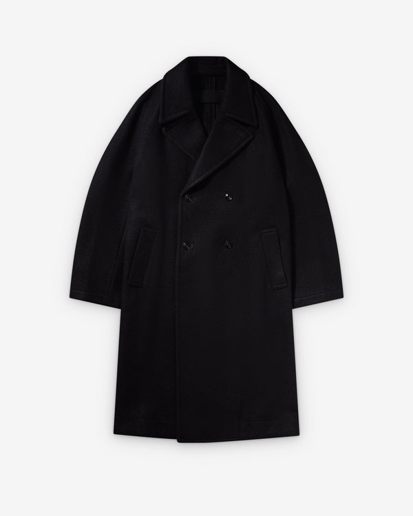 Lemaire  - Men's Soft Double Breasted Coat - (Black)