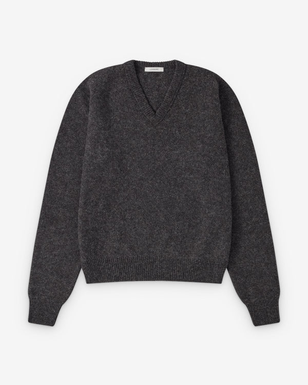Lemaire  - Men's V-Neck Sweater - (Dark Grey)