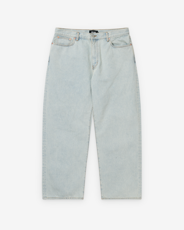 Palace - Men's Le Script P90 Baggy Jean - (Light Acid Wash)