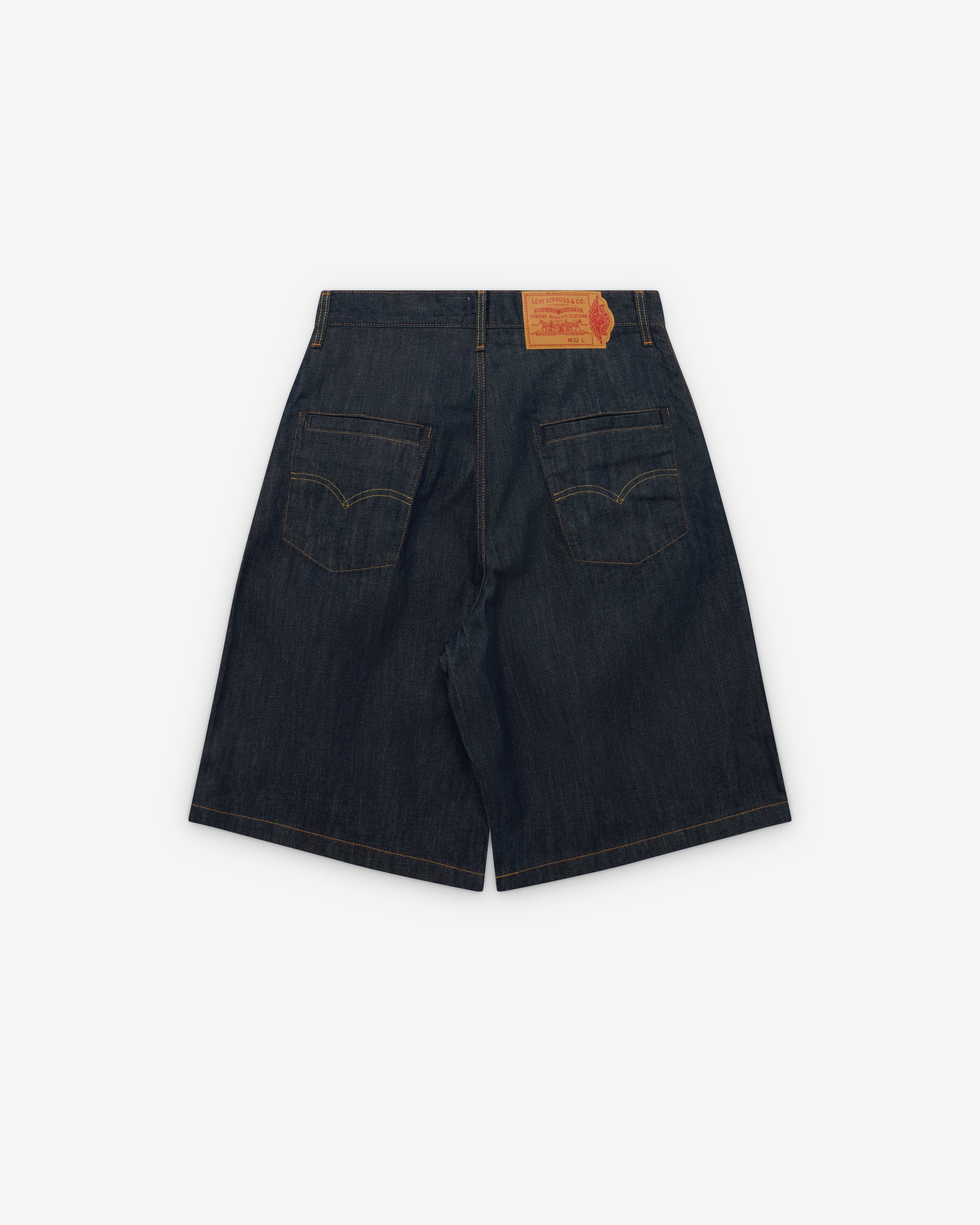 Nike: Levi's Jordan Baggy Denim Shorts (Indigo) | Dover Street