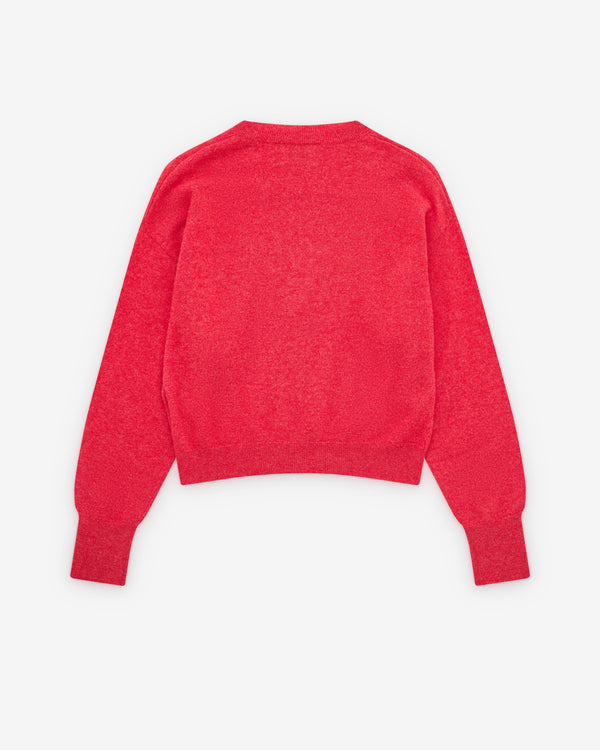 Le Kasha - Women's Round Neck Sweater Woman - (Cherry)