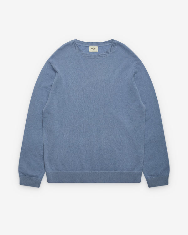 Le Kasha - Men's Round Neck Sweater - (Ocean)