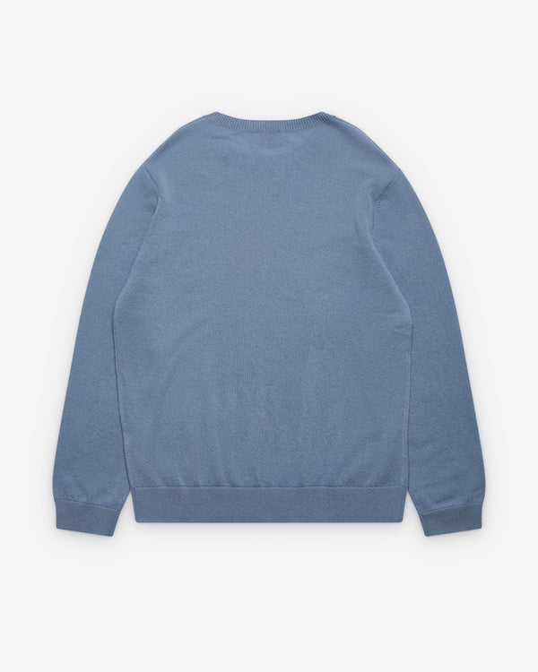 Le Kasha - Men's Round Neck Sweater - (Ocean)