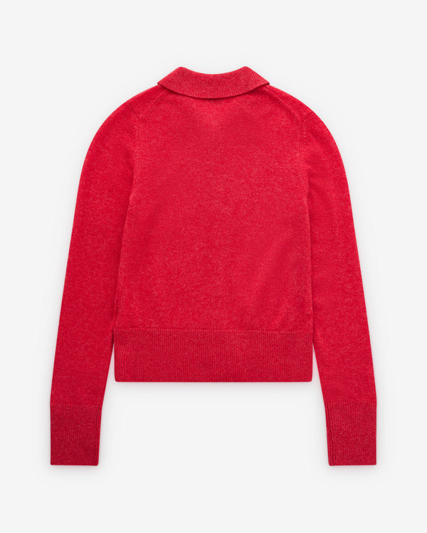 Le Kasha - Women's Shirt Cardigan Woman - (Cherry)