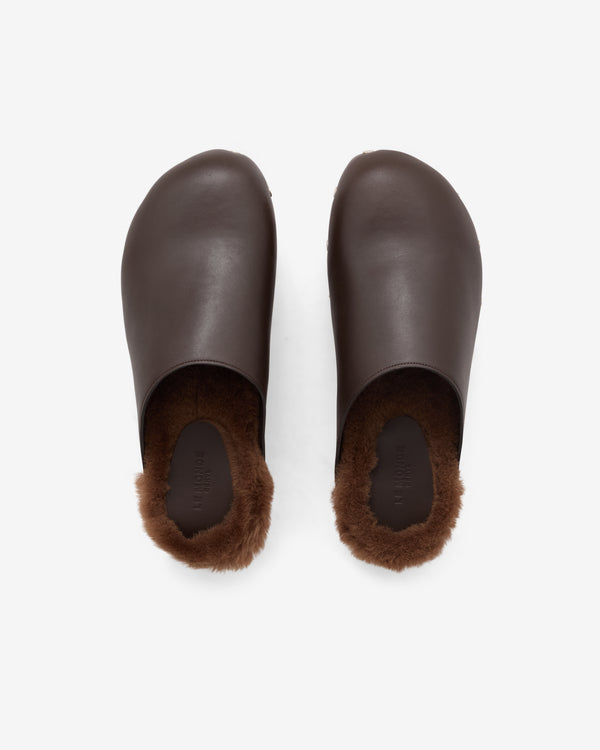 Le Monde Beryl - Women's Shearling Clog - (Mink Brown)