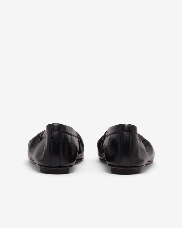 Le Monde Beryl - Women's Elastic Mica Flat - (Black)