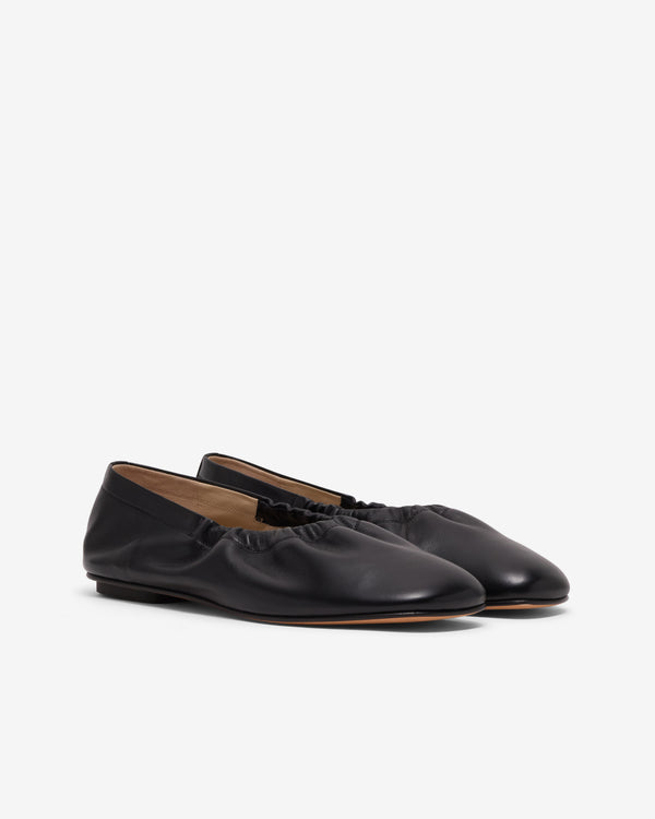 Le Monde Beryl - Women's Elastic Mica Flat - (Black)