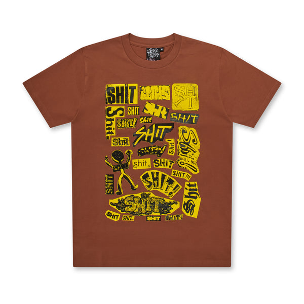 Lifeisunfair - Shit Archive T-Shirt - (Brown)