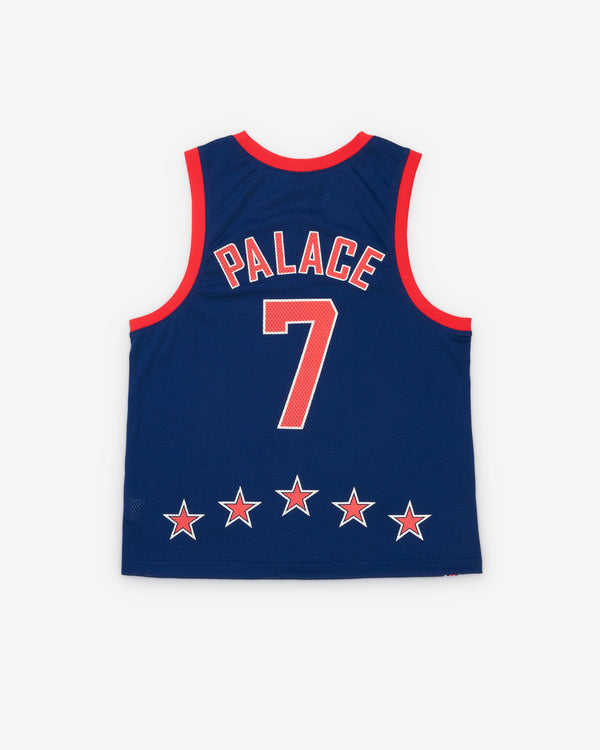 Palace - Men's Lightning Basketball Vest - (Navy/Red)