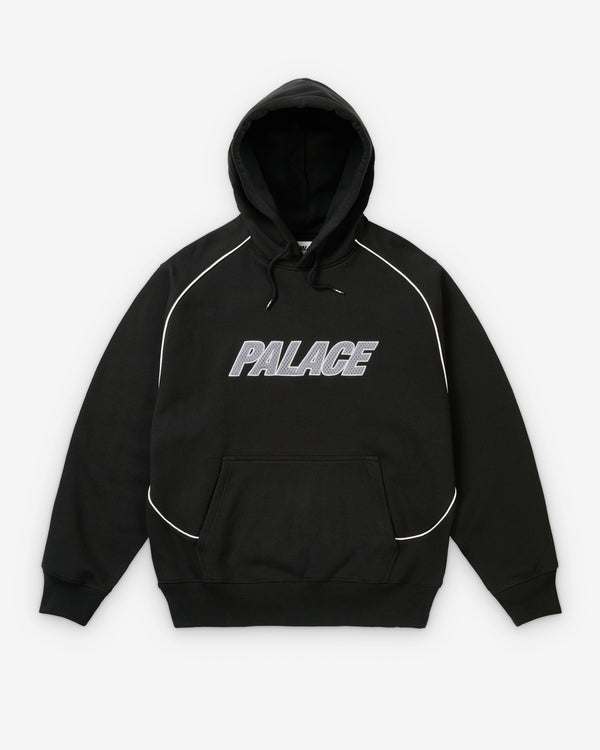 Palace - Men's Line It Up Hood - (Black)
