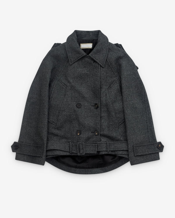 Litkovska - Women's Belted Hem Bomber - (Grey)