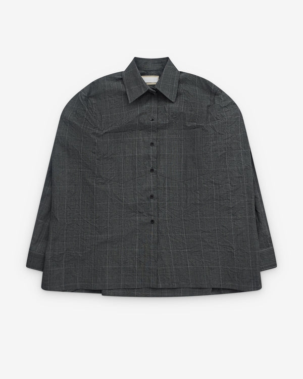 Litkovska - Women's Destructed Capelet Shirt - (Grey)