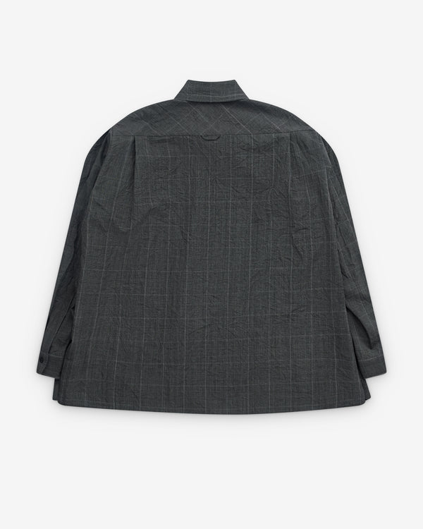 Litkovska - Women's Destructed Capelet Shirt - (Grey)