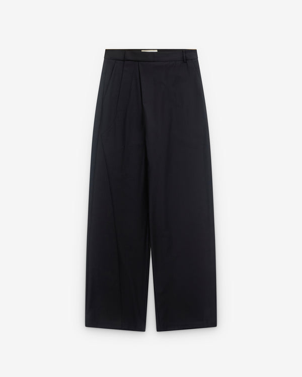 Litkovska - Women’s Deconstructed Offset-Zip Pants - (Black)