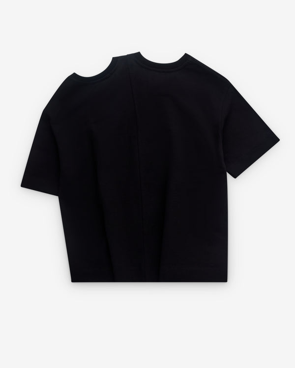 Litkovska - Women’s Dual-Neck Reversible T-Shirt - (Black)