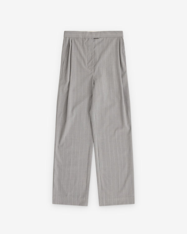 Litkovska - Women's Pinstripe Wide Leg Pants - (Grey)