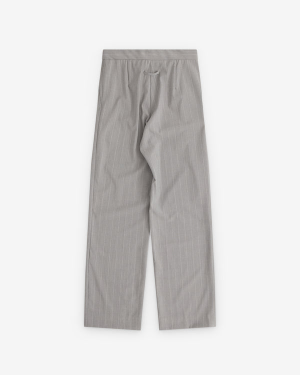 Litkovska - Women's Pinstripe Wide Leg Pants - (Grey)