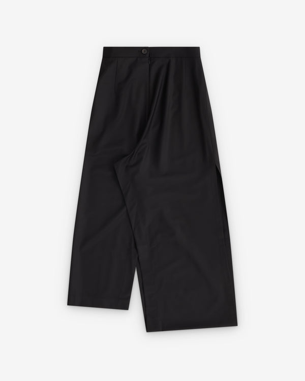 Litkovska - Women's Asymmetric Wool-Blend Skirt - (Black)