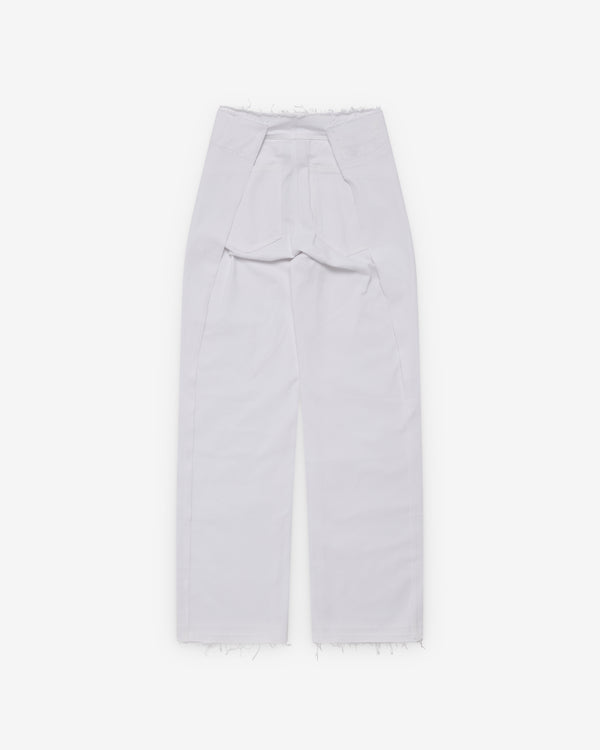 Litkovska - Women's High-Rise Split Hem Jeans - (White)
