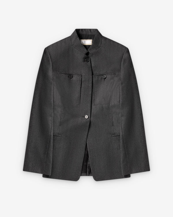 Litkovska - Women's Tailored Cargo Jacket - (Grey)