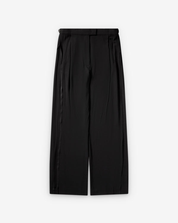 Litkovska -  Women's Frayed-Edge Pants - (Black)
