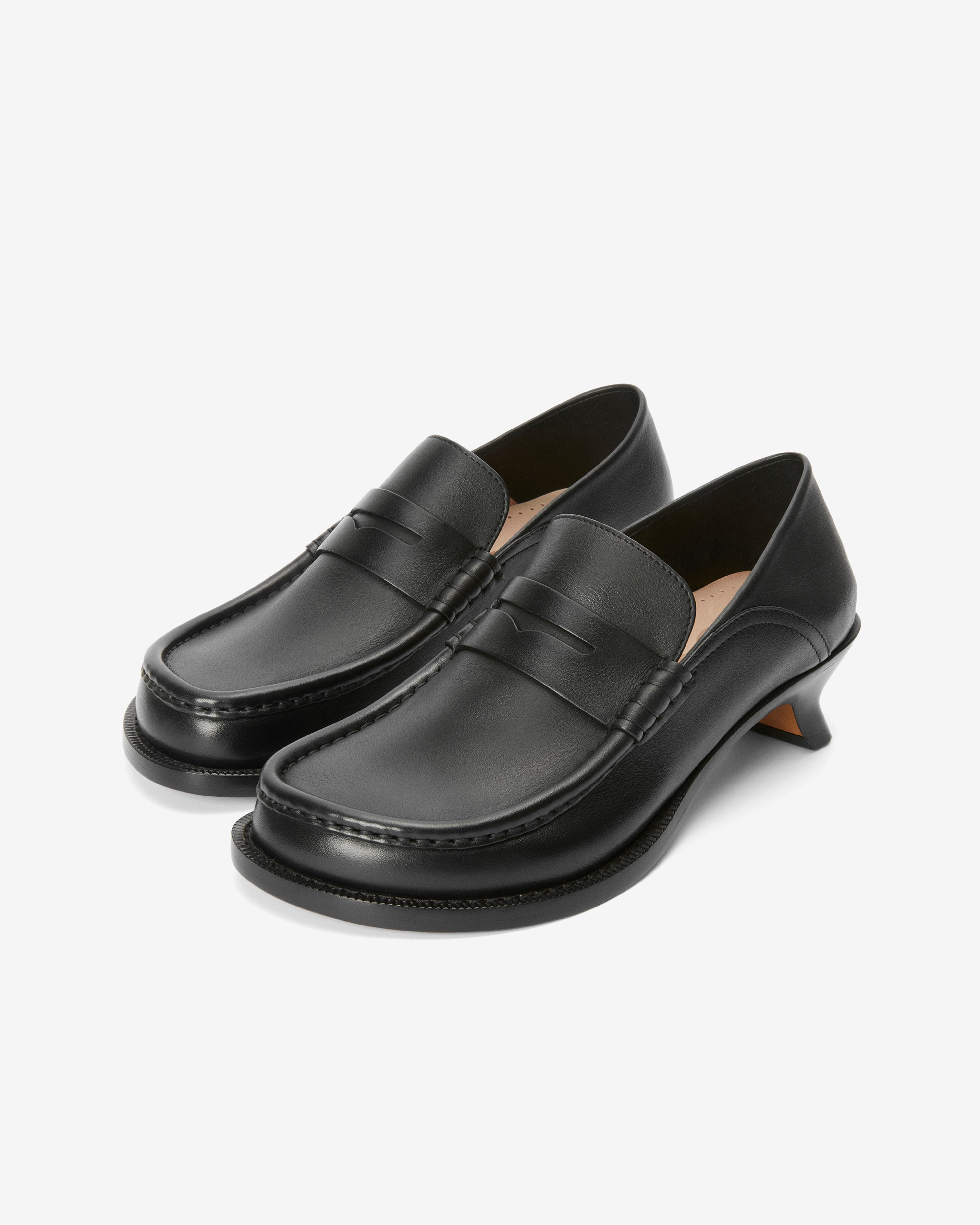 Loewe: Women's Campo Loafer In Soft Calfskin (Black) | DSML