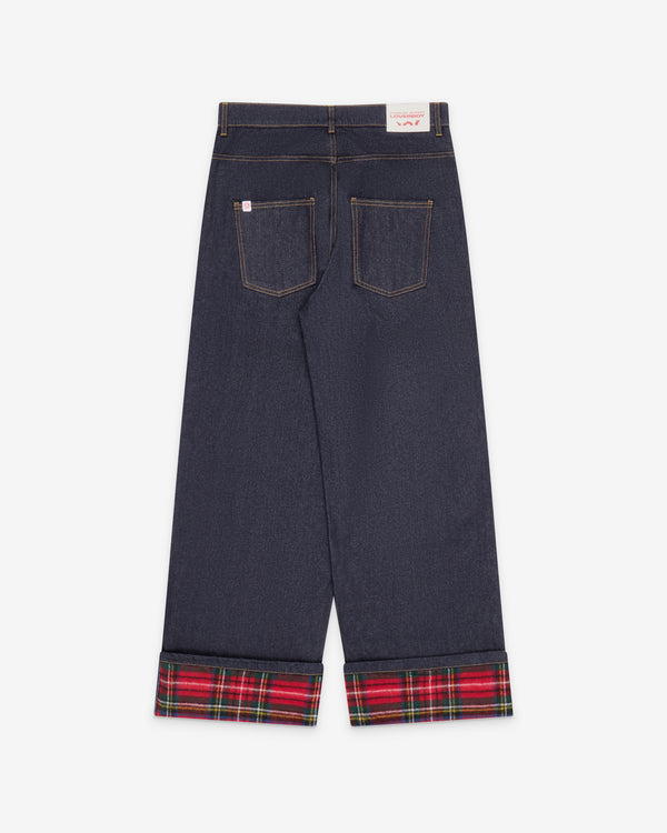 Charles Jeffrey - Men's Scarf Wide Leg Jeans - (Blue)