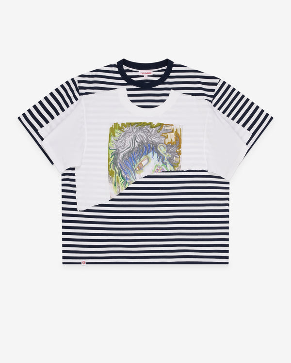 Charles Jeffrey - Men's Double T-Shirt - (Stripe)