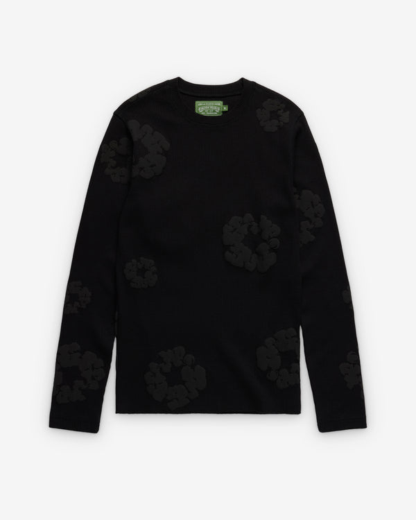Denim Tears - Men's Wreath Thermal - (Black)
