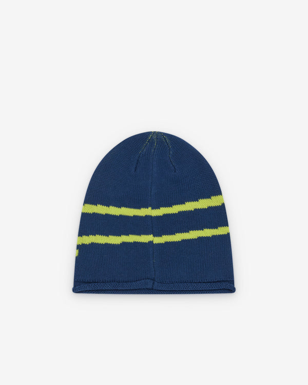Little Tokyo Table Tennis - Men's Knit Swirl Beanie - (Yellow)