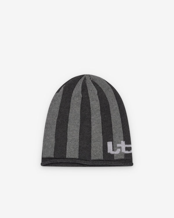 Little Tokyo Table Tennis - Men's Knit Swirl Beanie - (Grey)