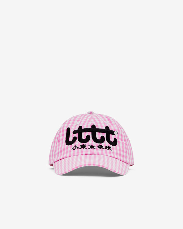 Little Tokyo Table Tennis - Gingham Logo Cap - (Pink Gingham)