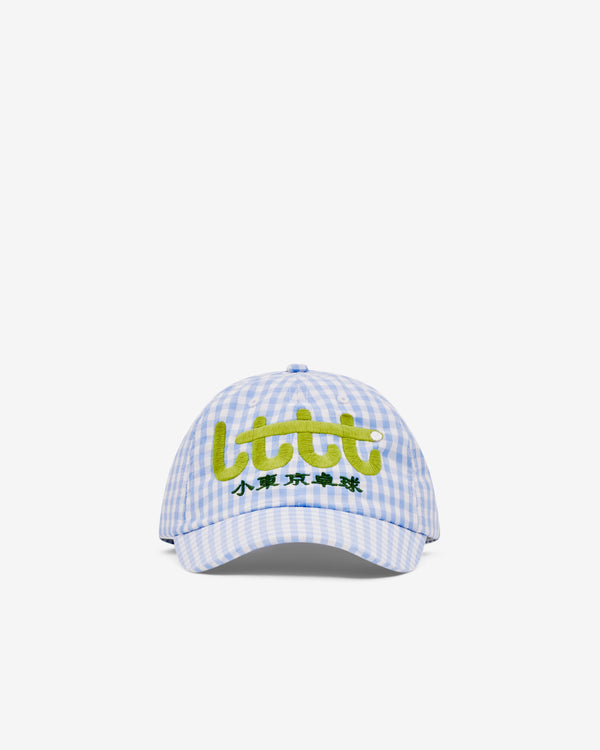 Little Tokyo Table Tennis - Gingham Logo Cap - (Blue Gingham)