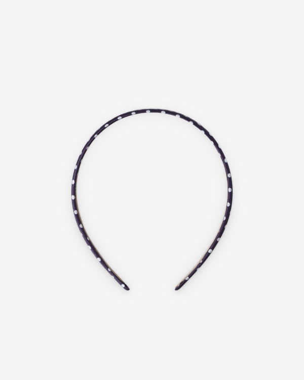 Lucila Safdie - Women's Daisy Randone - (Navy Polka Dot)