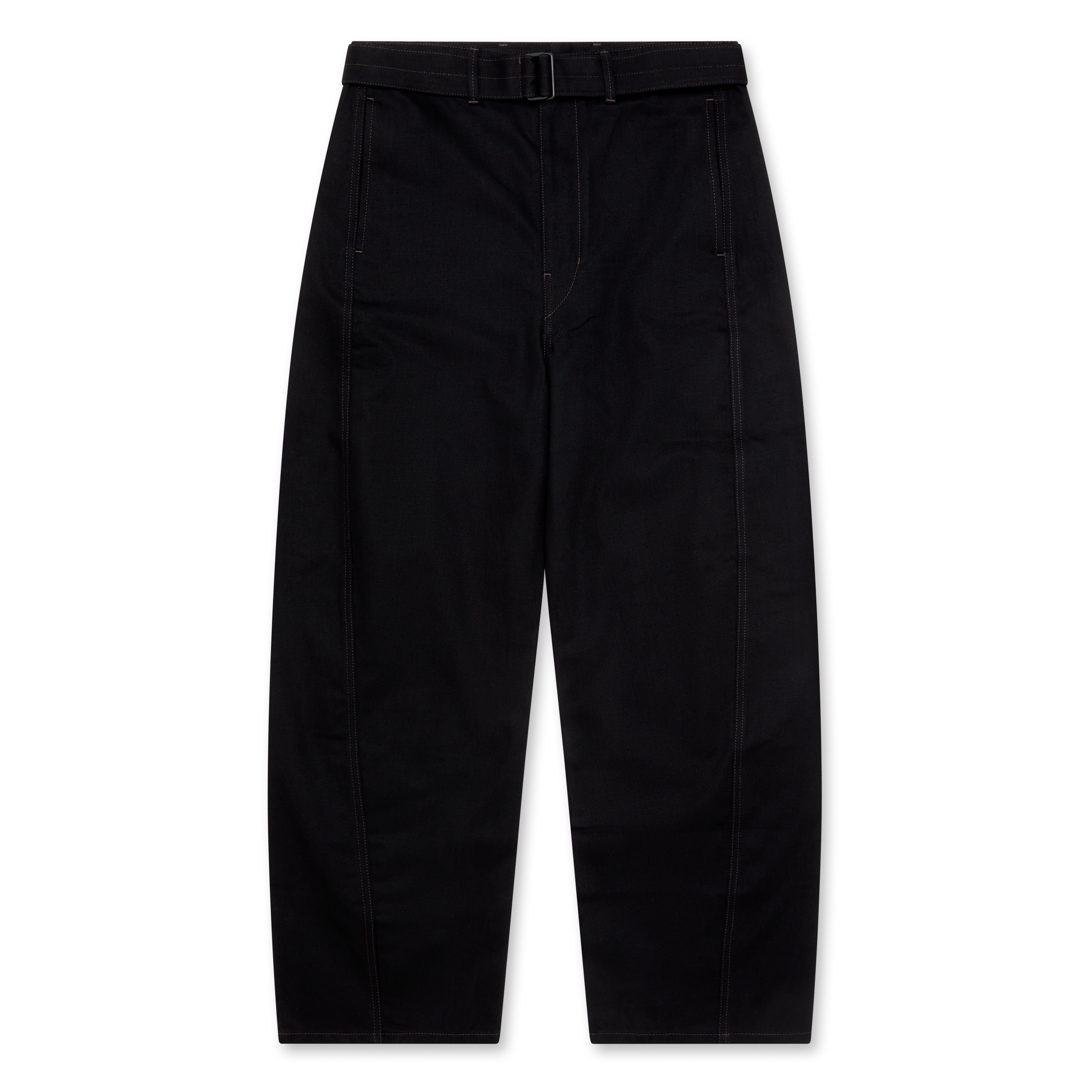 Lemaire - Men's Twisted Belted Pants - (Black) | Dover Street