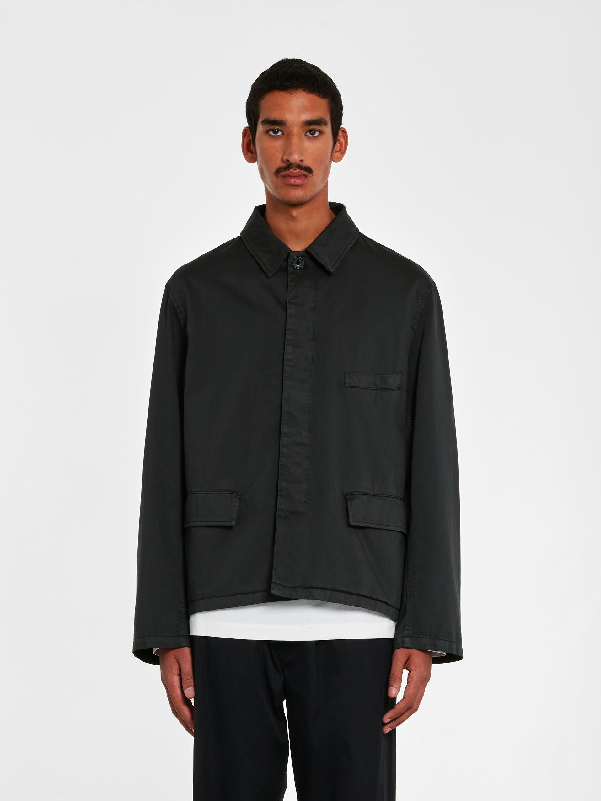 Lemaire - Men's Workwear Jacket - (Green) | Dover Street Market E