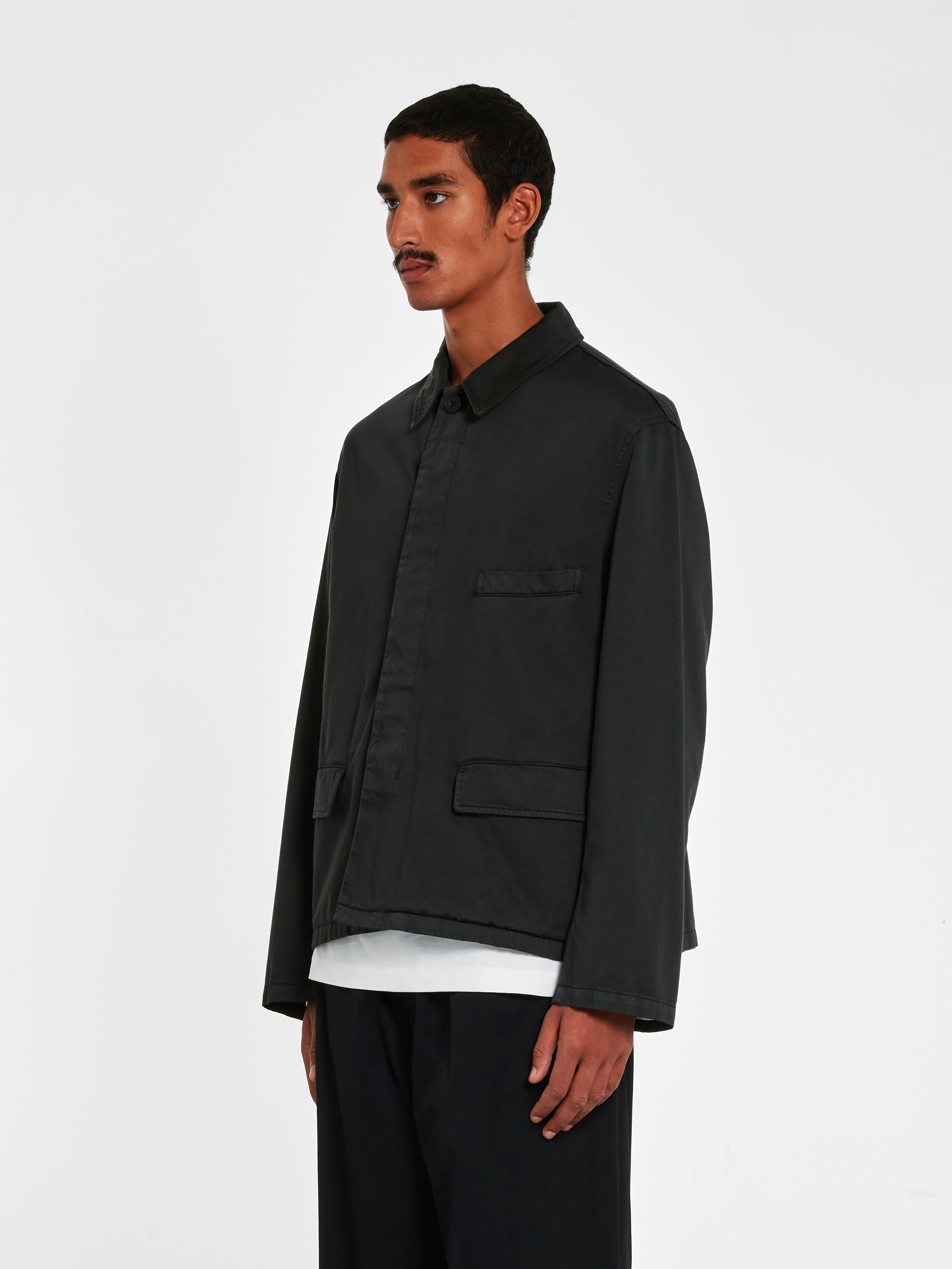 Lemaire - Men’s Workwear Jacket - (Green) view 2