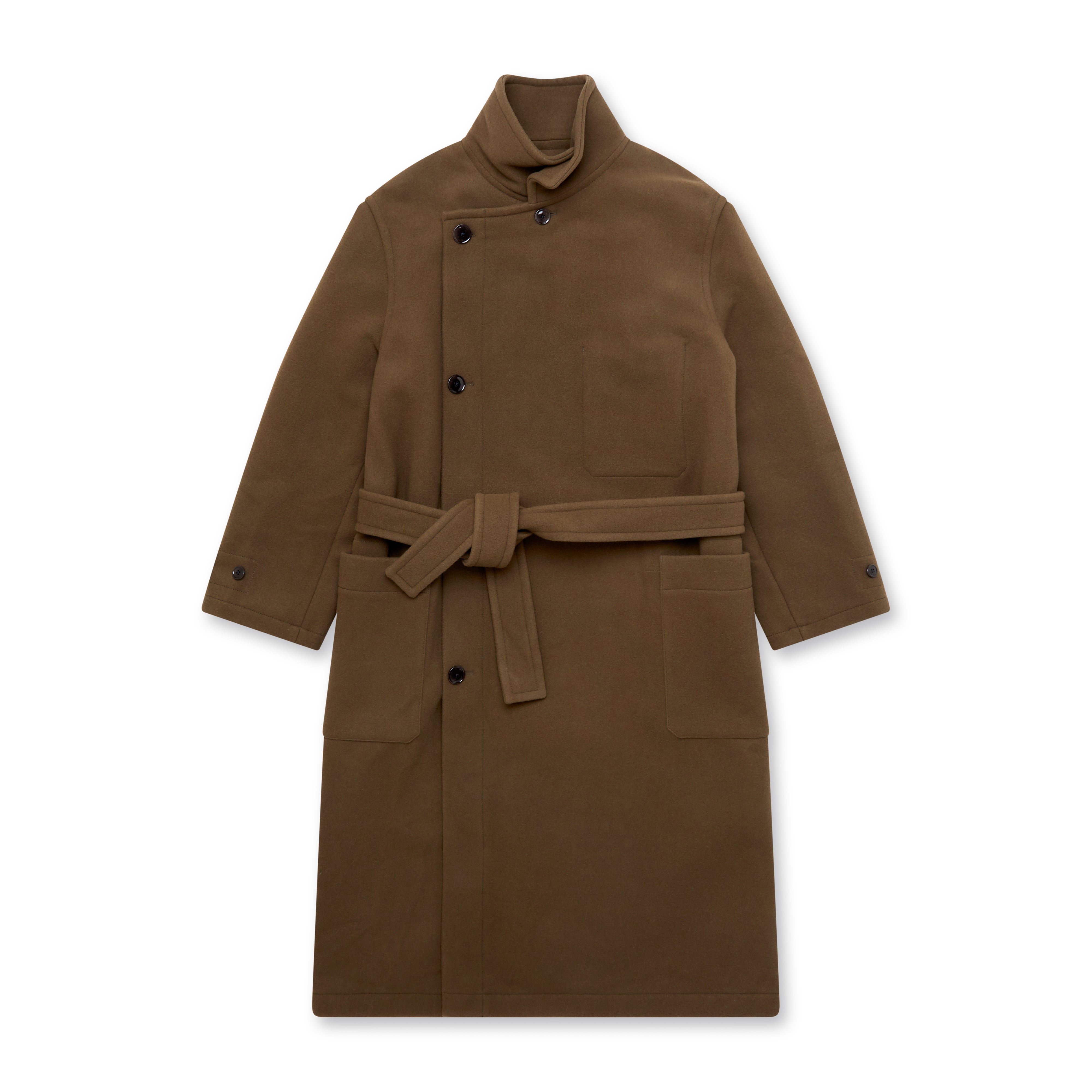 Lemaire - Women’s Wrap Coat - (Brown)