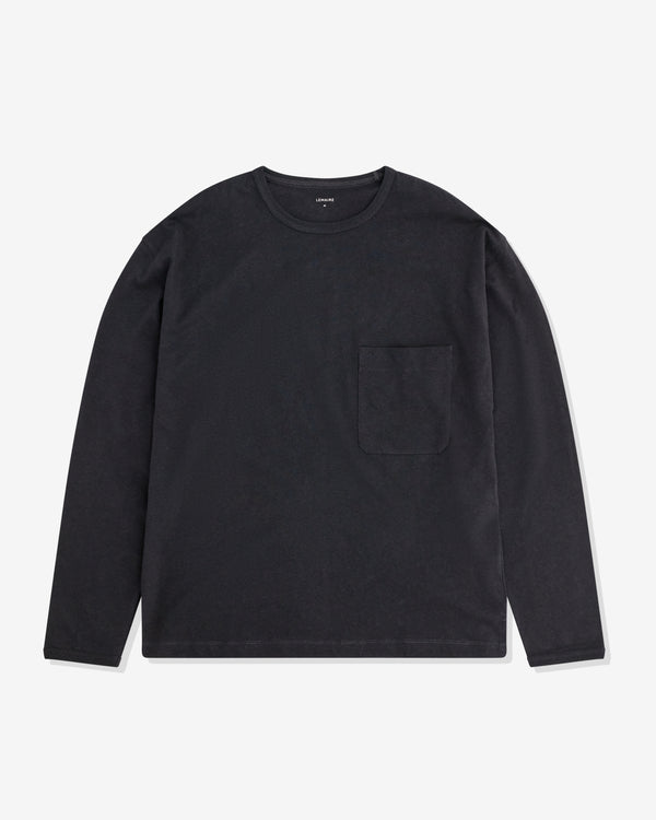 Lemaire - Men's Boxy Long Sleeve T-Shirt - (Black)