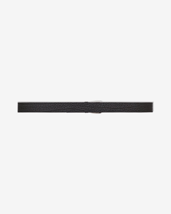 Lemaire - Women’s Minimal Western Belt Grained Leather - (Black)